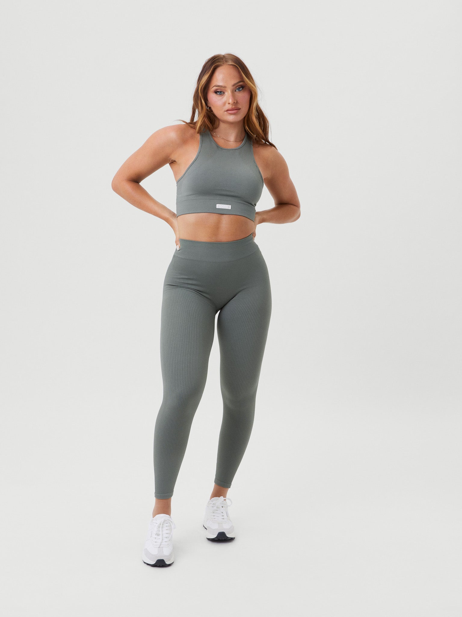 Björn Borg ALICE RACER CROPPED TANK, TENNISLINNE DAM – GRÅ