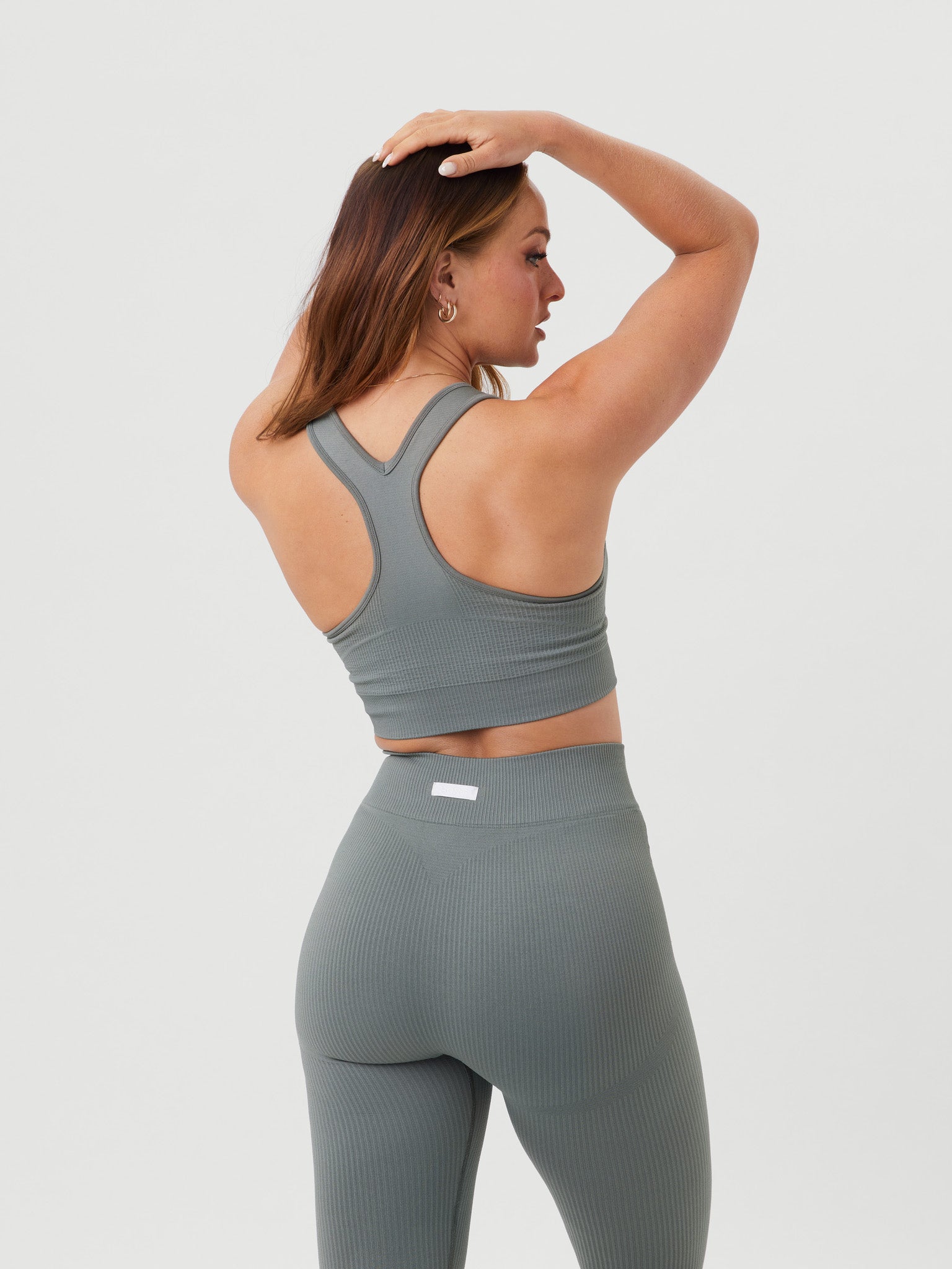 Björn Borg ALICE RACER CROPPED TANK, TENNISLINNE DAM – GRÅ