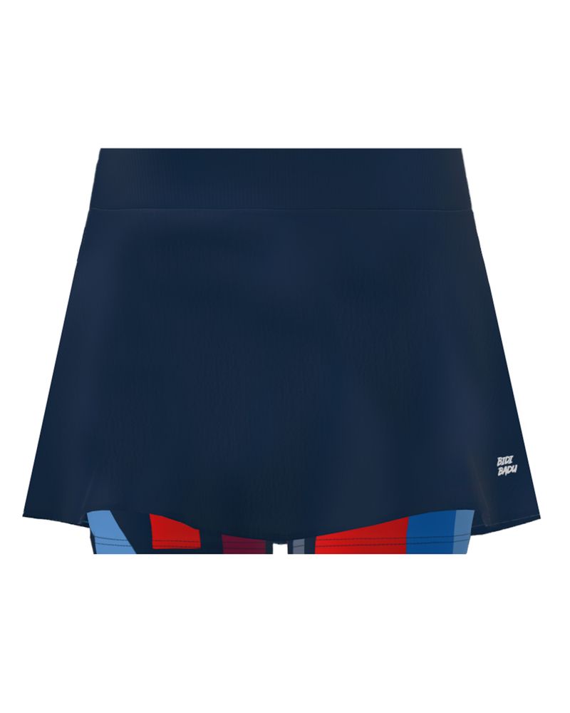 BIDI BADU New York 2024 Printed Wavy Skort, TENNISKJOL DAM
