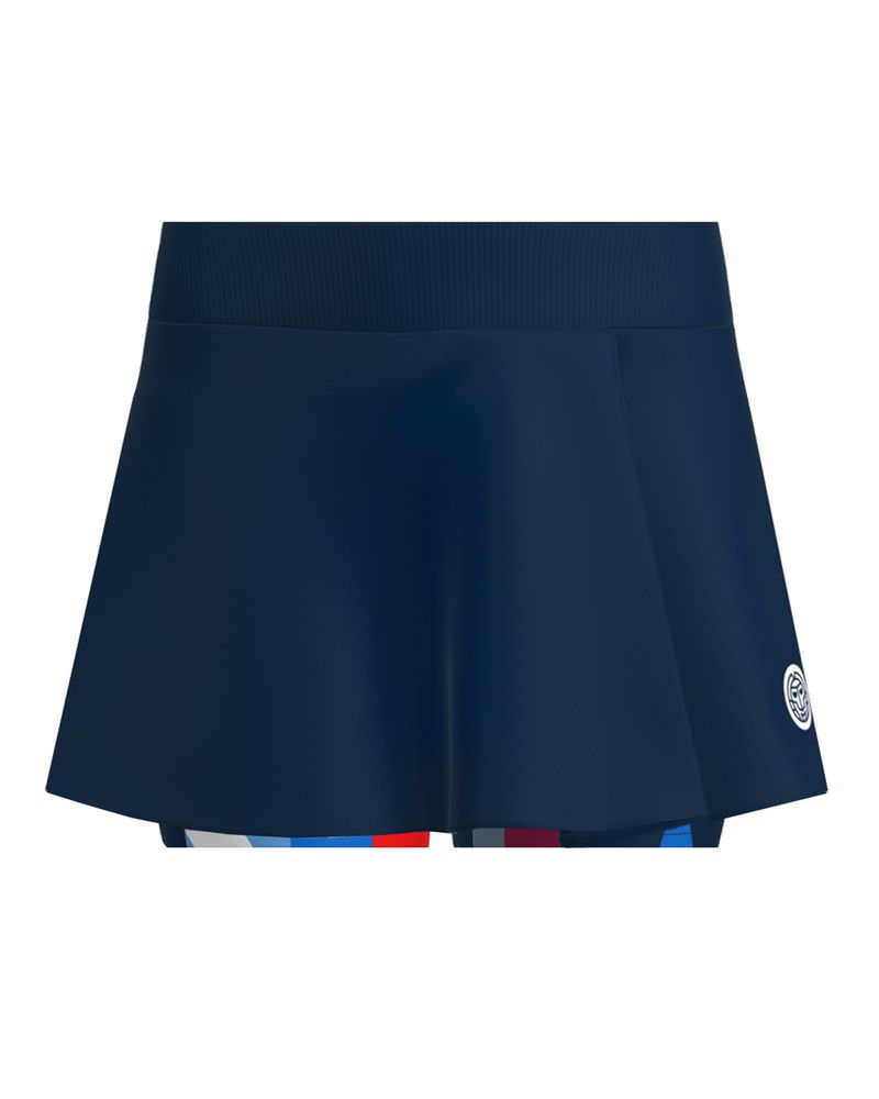 BIDI BADU New York 2024 Printed Wavy Skort, TENNISKJOL DAM