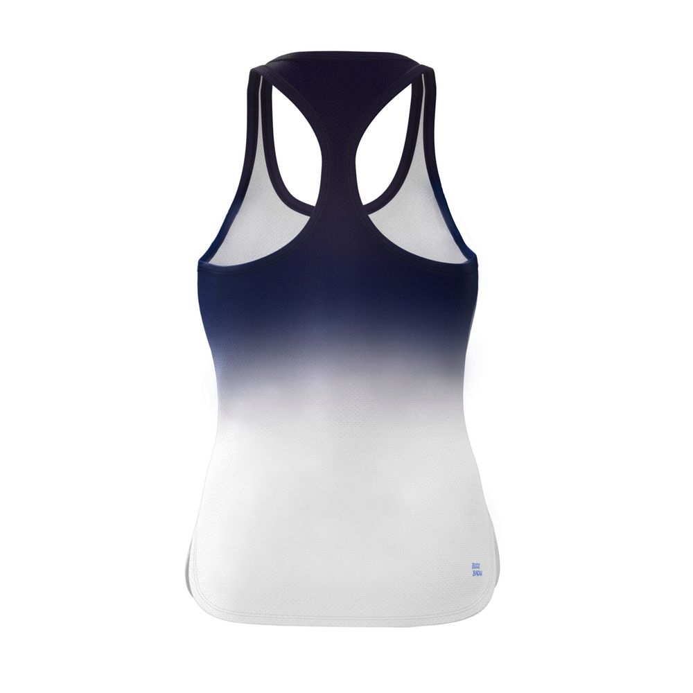 BIDI BADU Crew Gradiant Tank - dark blue, white, TENNISLINNE DAM
