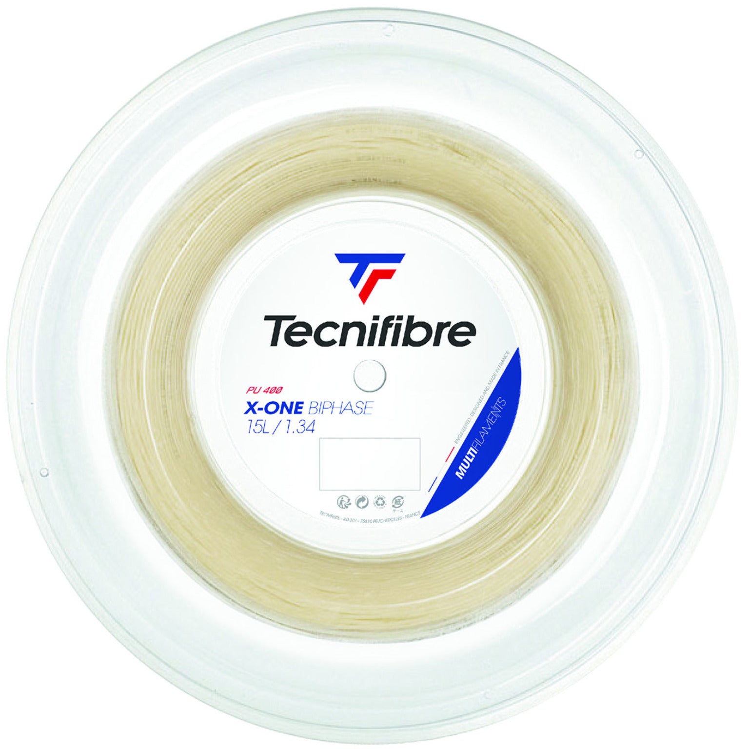 Tecnifibre X-One Biphase Reel 200m, TENNISSENOR