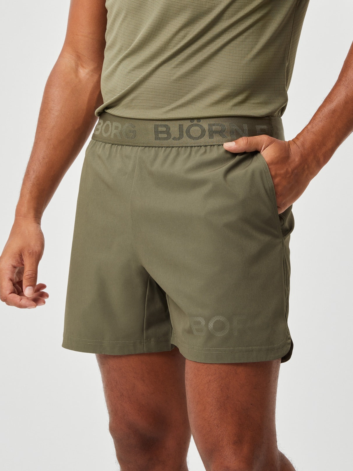 Björn Borg BORG SHORT SHORTS, TENNISSHORTS HERR – GRÖN