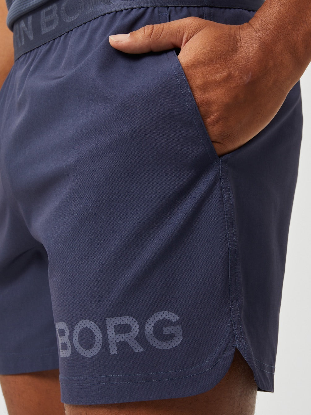 Björn Borg BORG SHORT SHORTS, TENNISSHORTS HERR - ODYSSEY GRÅ