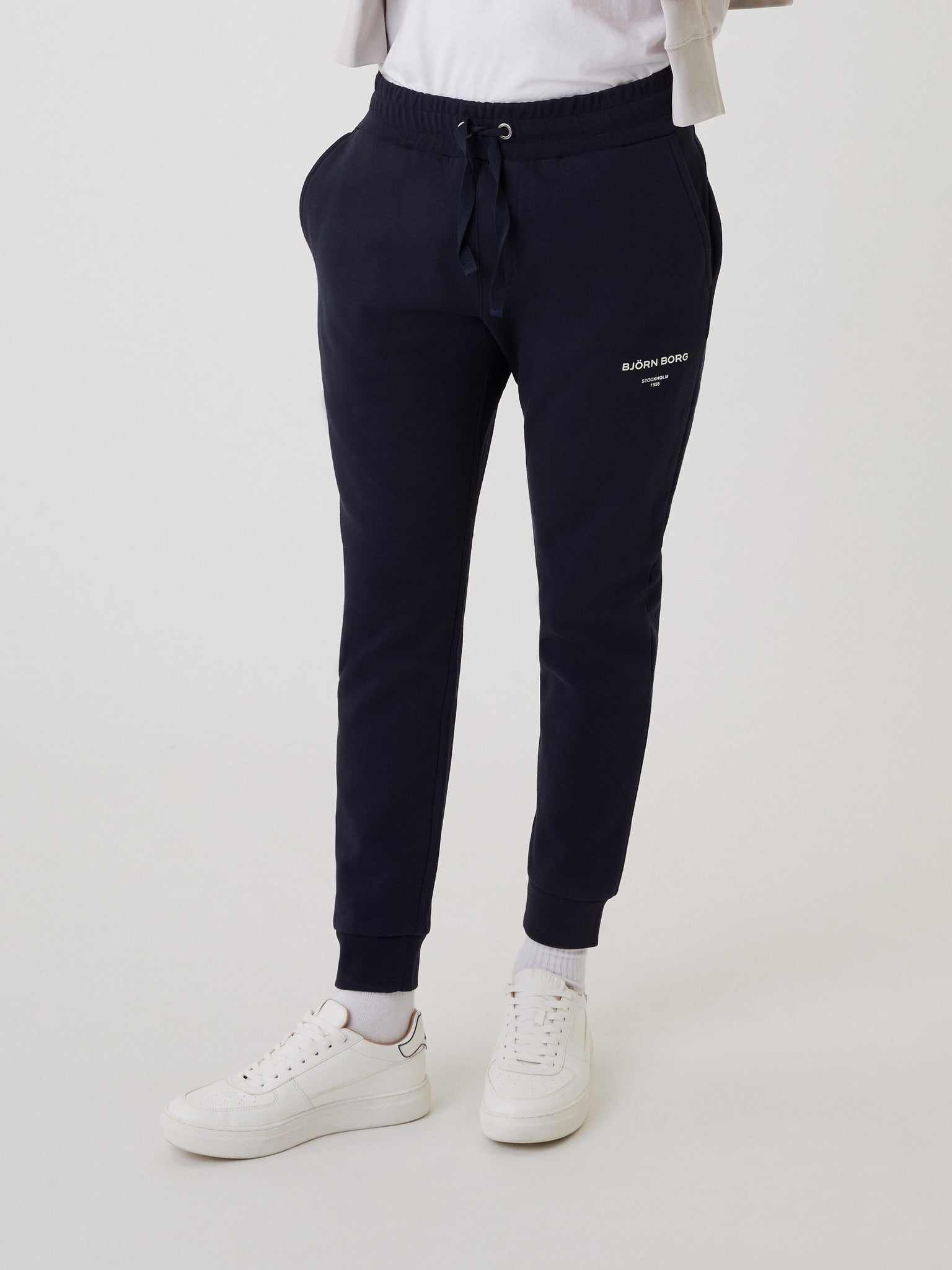 Björn Borg BORG LOGO PANTS, TENNISBYXOR HERR – NATTBLÅ