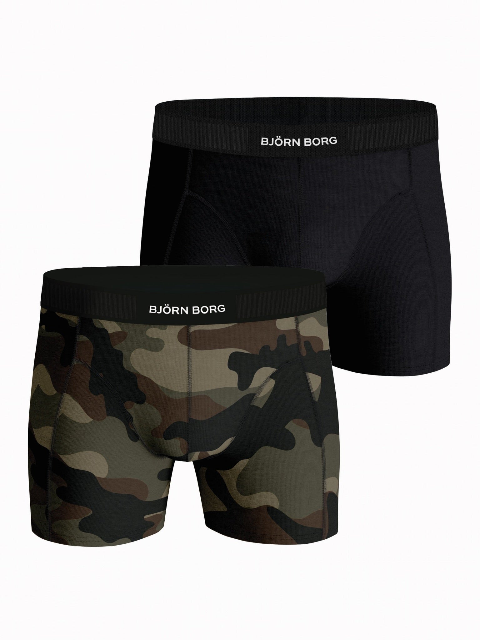 Björn Borg PREMIUM COTTON STRETCH BOXER 2p, KALSONGER – FLERFÄRGAD