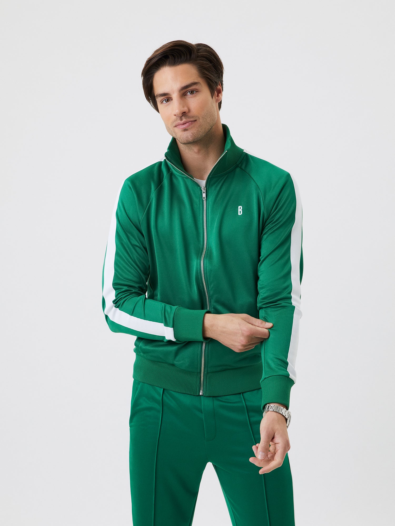 Björn Borg ACE TRACK JACKET, TENNISJACKA HERR – GRÖN