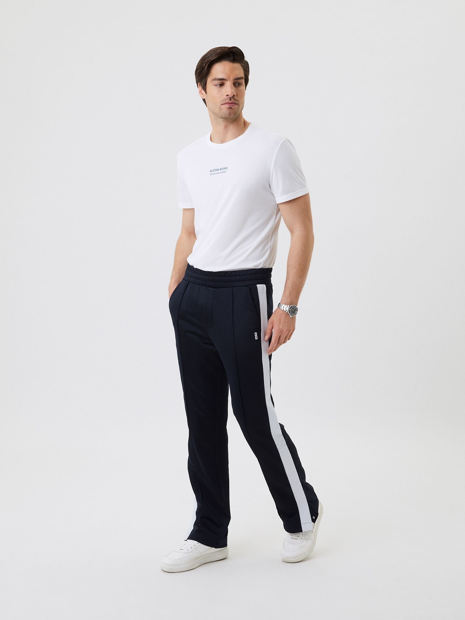 Björn Borg ACE TRACK PANTS, TENNISBYXOR HERR – NATTBLÅ