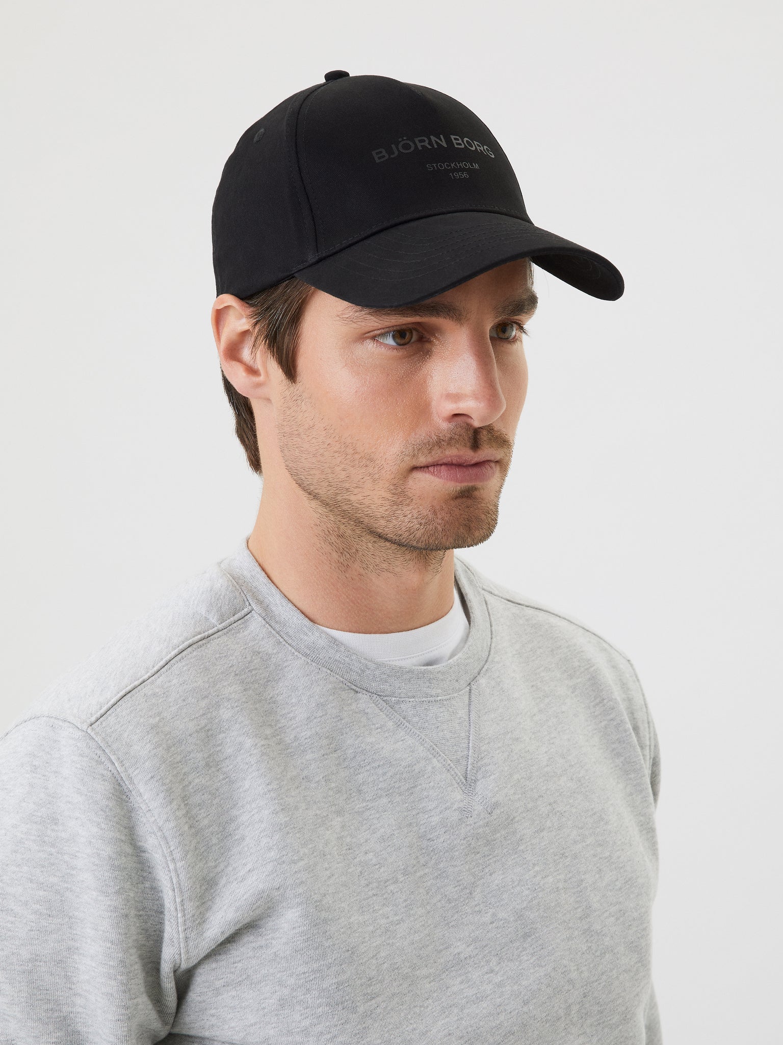 Björn Borg BORG STRETCH CAP, KEPS/VISOR – SVART