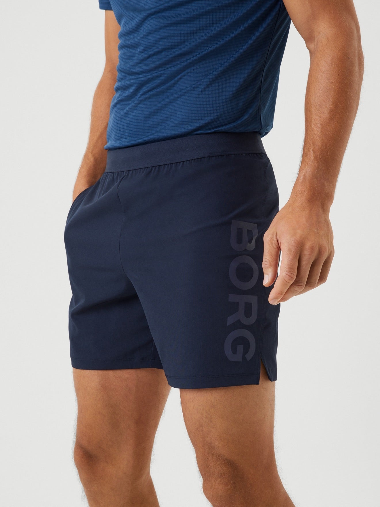 Björn Borg BORG POCKET SHORTS, TENNISSHORTS DAM – NATTBLÅ