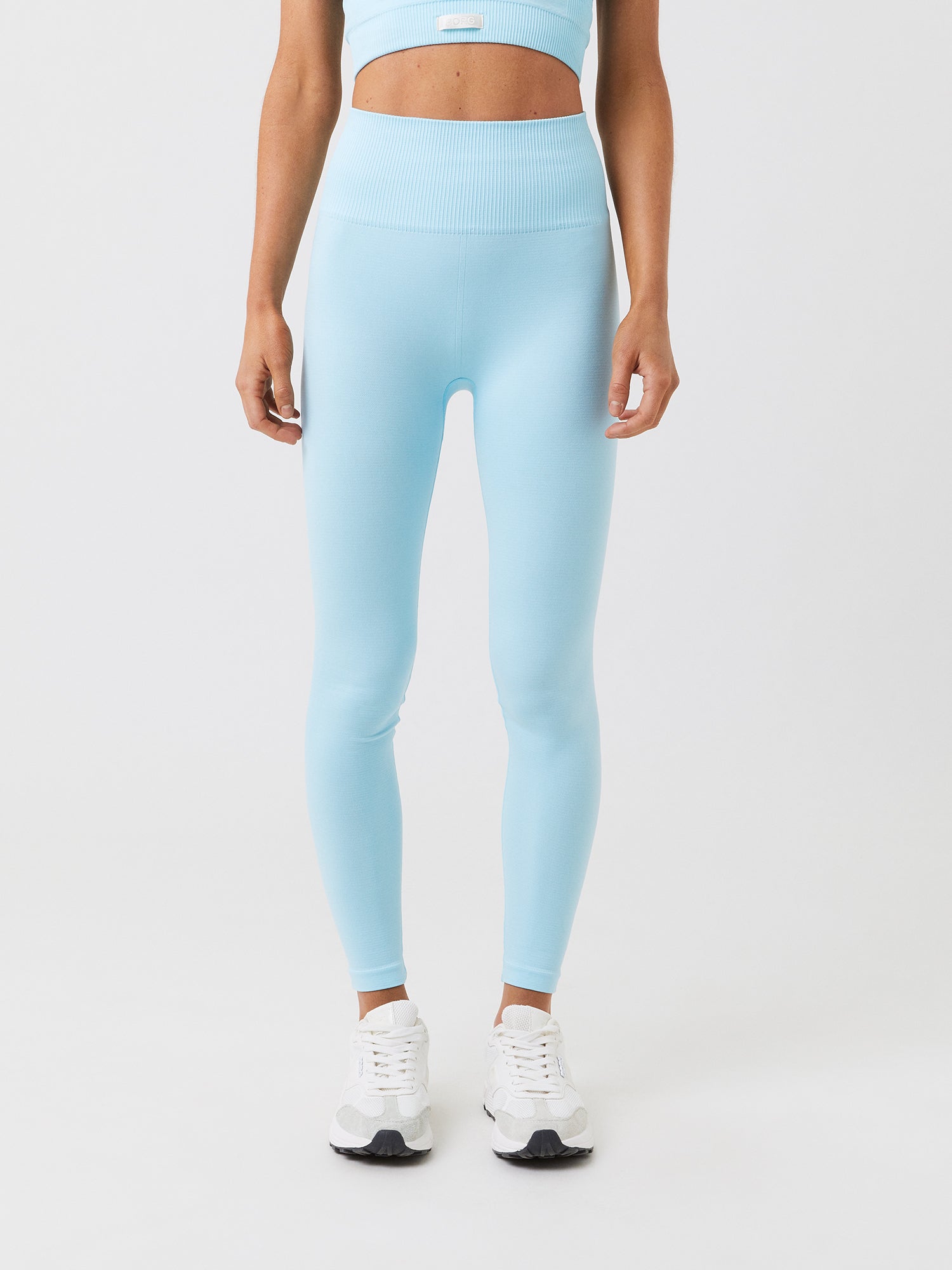 Björn Borg BORG SEAMLESS LIGHT TIGHTS, TENNISTIGHTS DAM – KRISTALLBLÅ