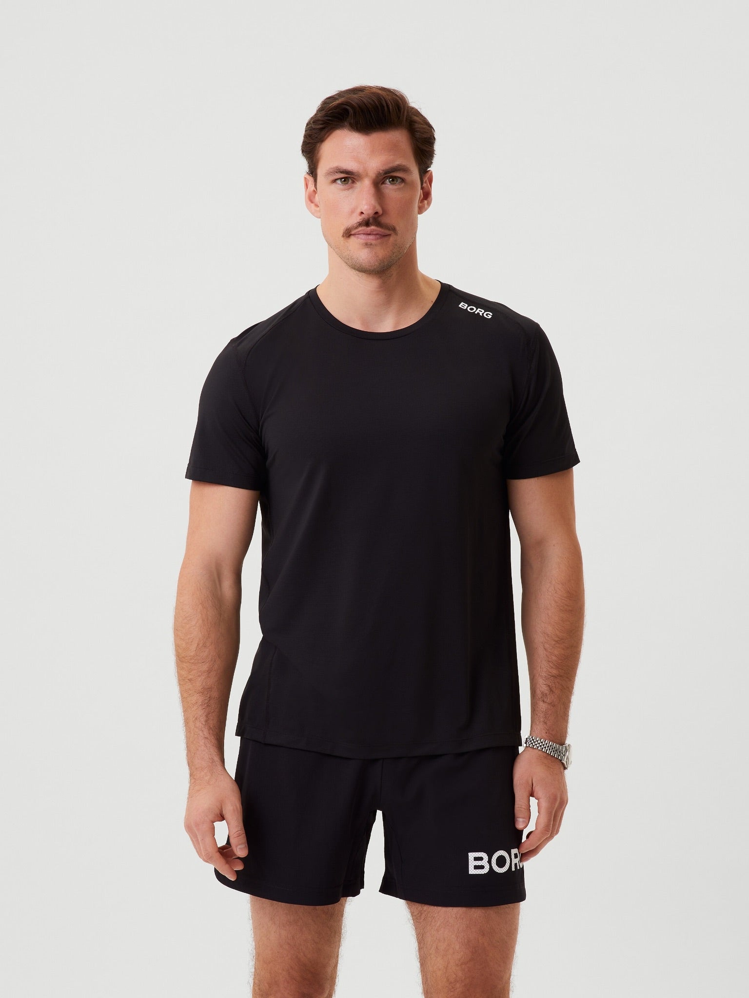 Björn Borg BORG ATHLETIC T-SHIRT, TENNIS T-SHIRT HERR – SVART