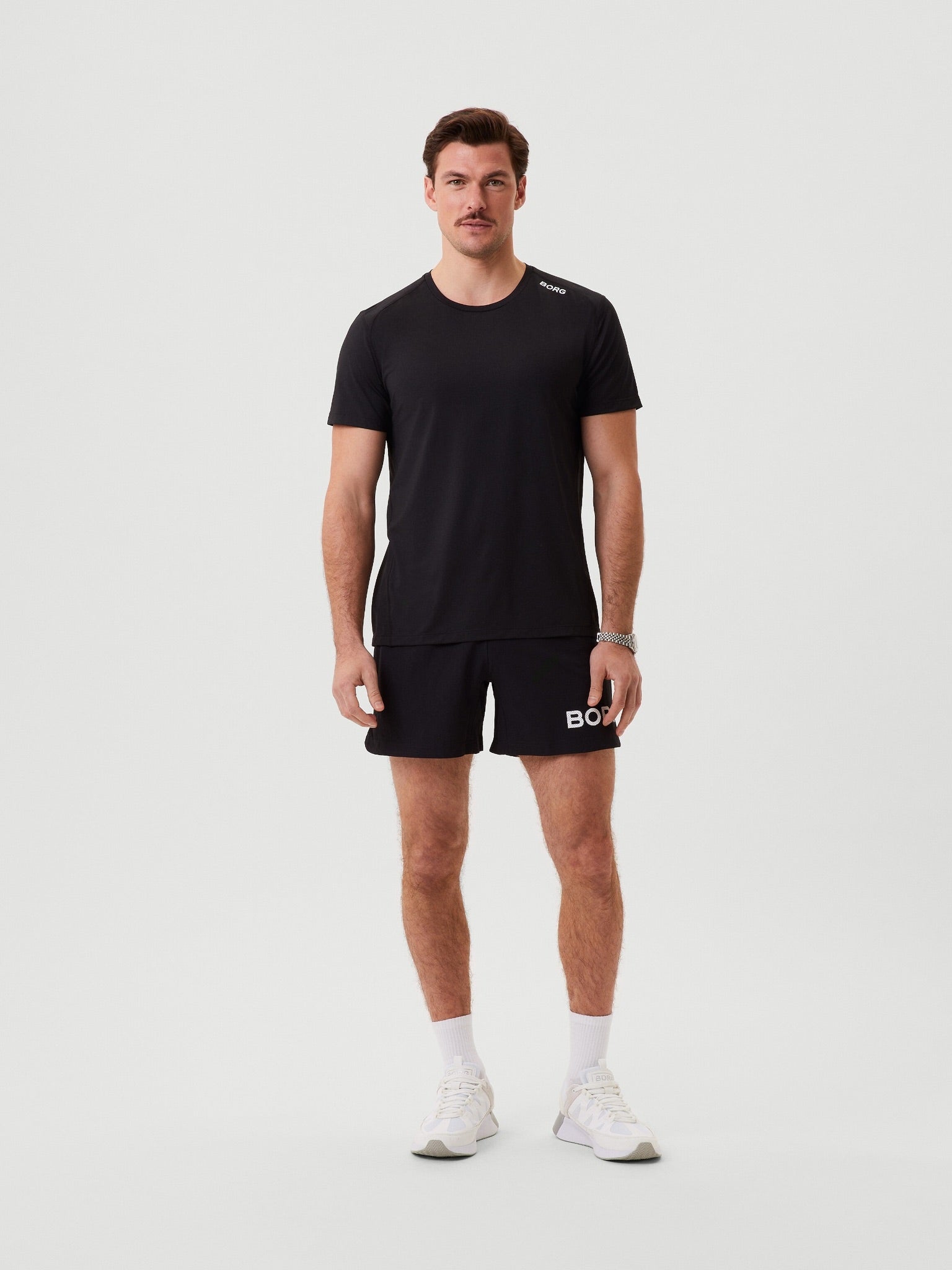 Björn Borg BORG ATHLETIC T-SHIRT, TENNIS T-SHIRT HERR – SVART