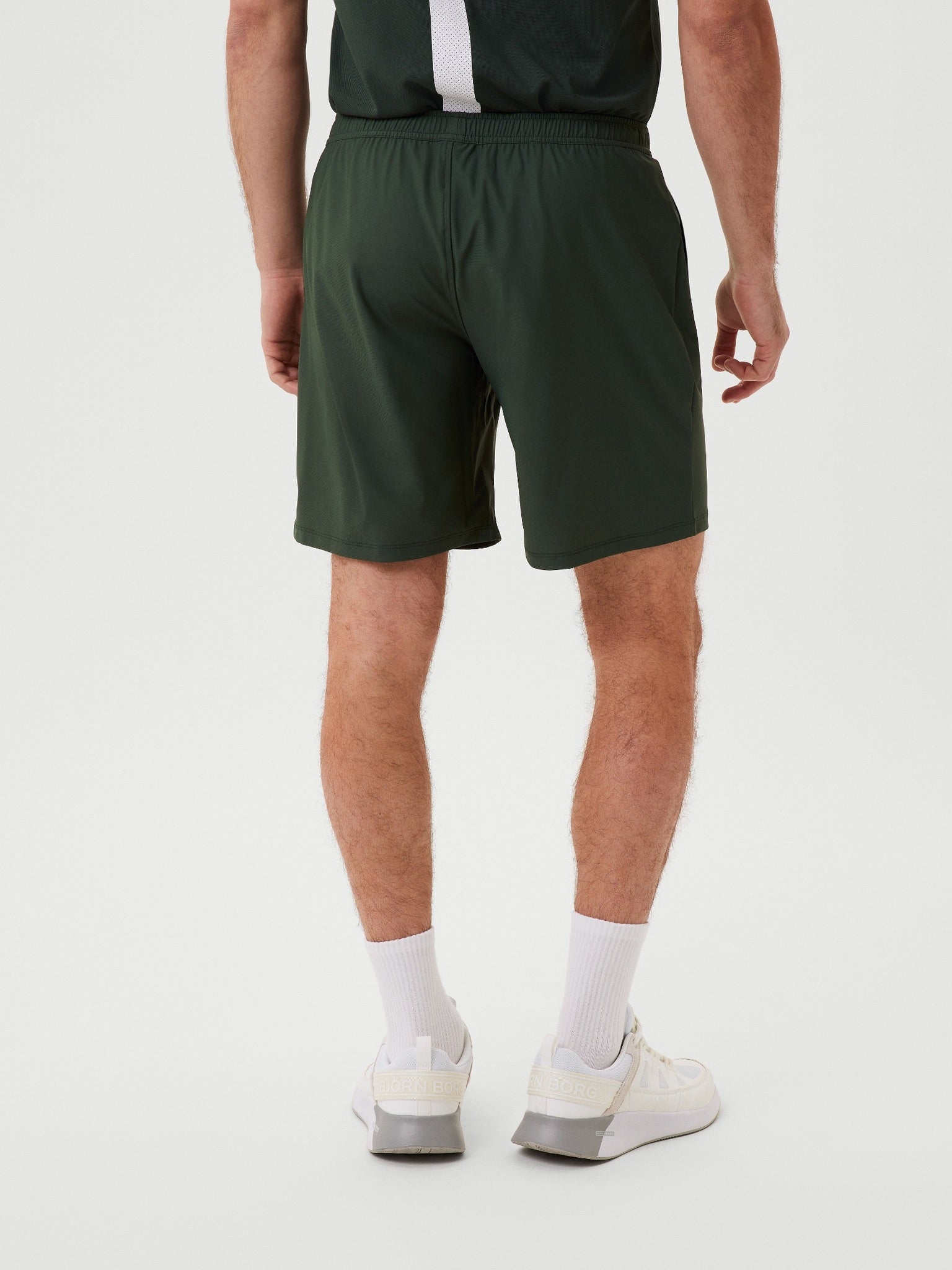 Björn Borg ACE 9' SHORTS, TENNISSHORTS HERR – MÖRKGRÖN