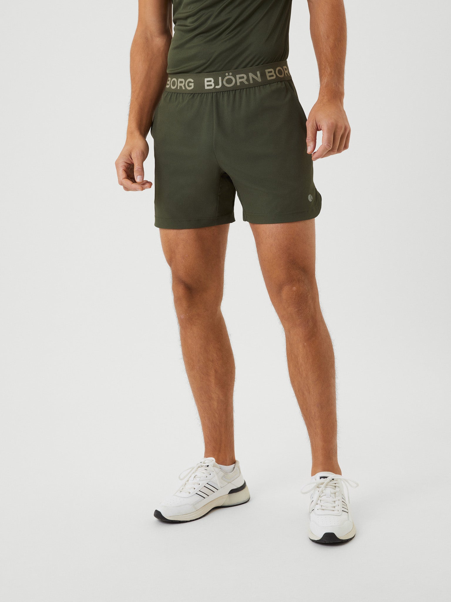 Björn Borg ACE SHORT SHORTS, TENNISSHORTS HERR – MÖRKGRÖN