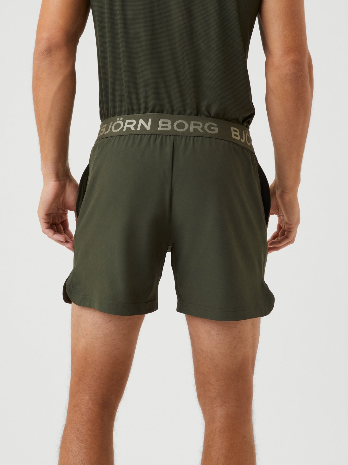 Björn Borg ACE SHORT SHORTS, TENNISSHORTS HERR – MÖRKGRÖN