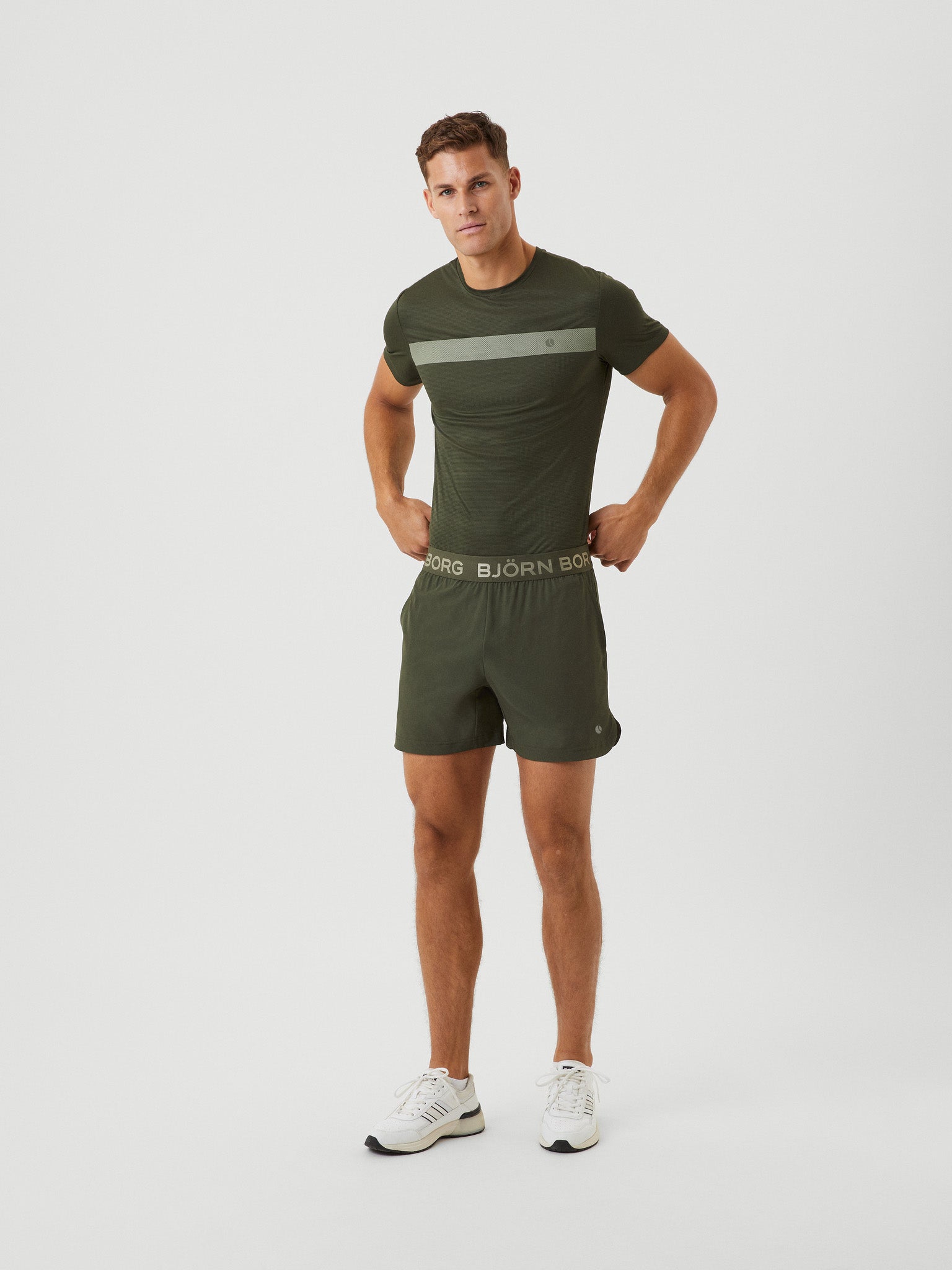 Björn Borg ACE SHORT SHORTS, TENNISSHORTS HERR – MÖRKGRÖN