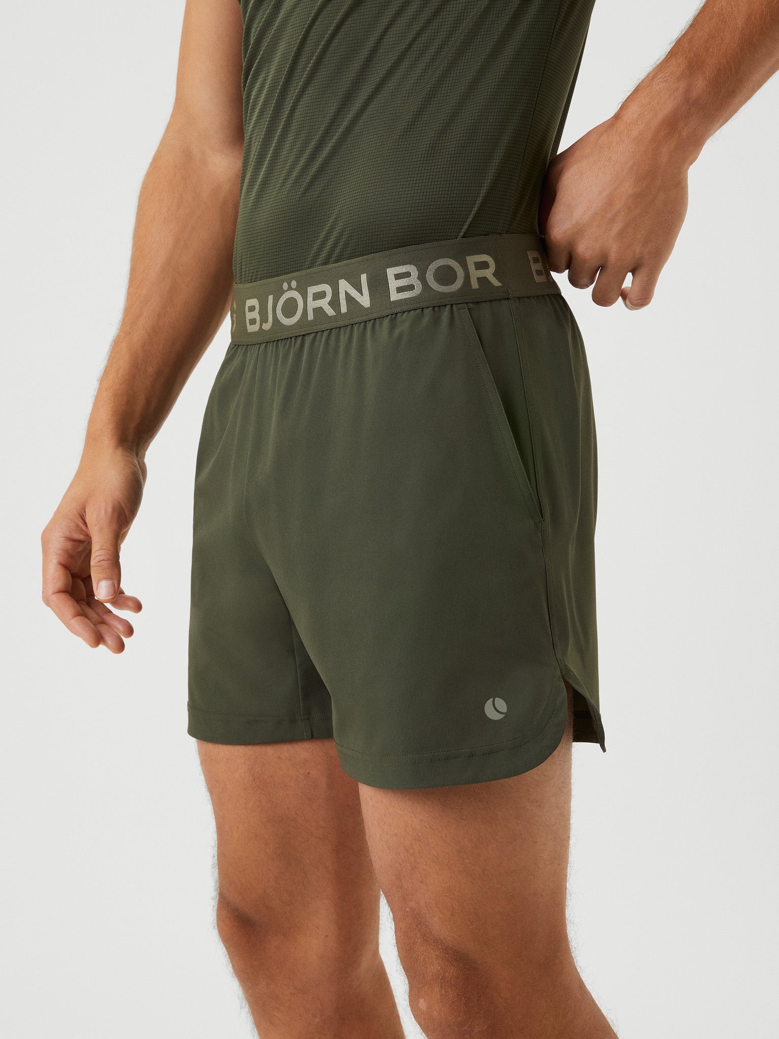 Björn Borg ACE SHORT SHORTS, TENNISSHORTS HERR – MÖRKGRÖN