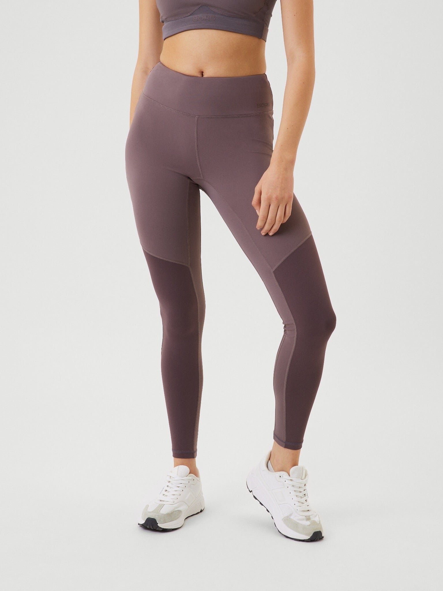 Björn Borg BORG HIGH WAIST TONAL TIGHTS, TENNISTIGHTS DAM – LILA