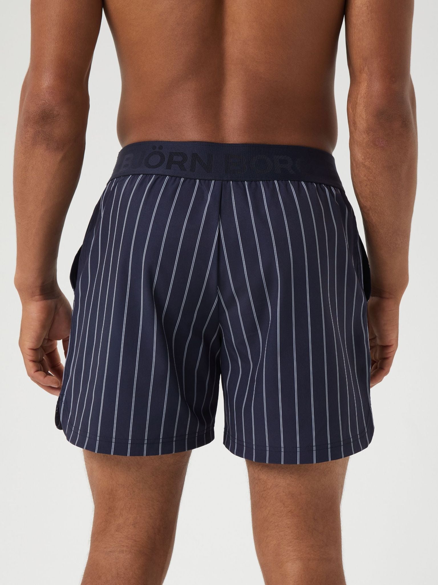 Björn Borg ACE PINSTRIPE SHORT SHORTS, TENNISSHORTS HERR – BLÅ