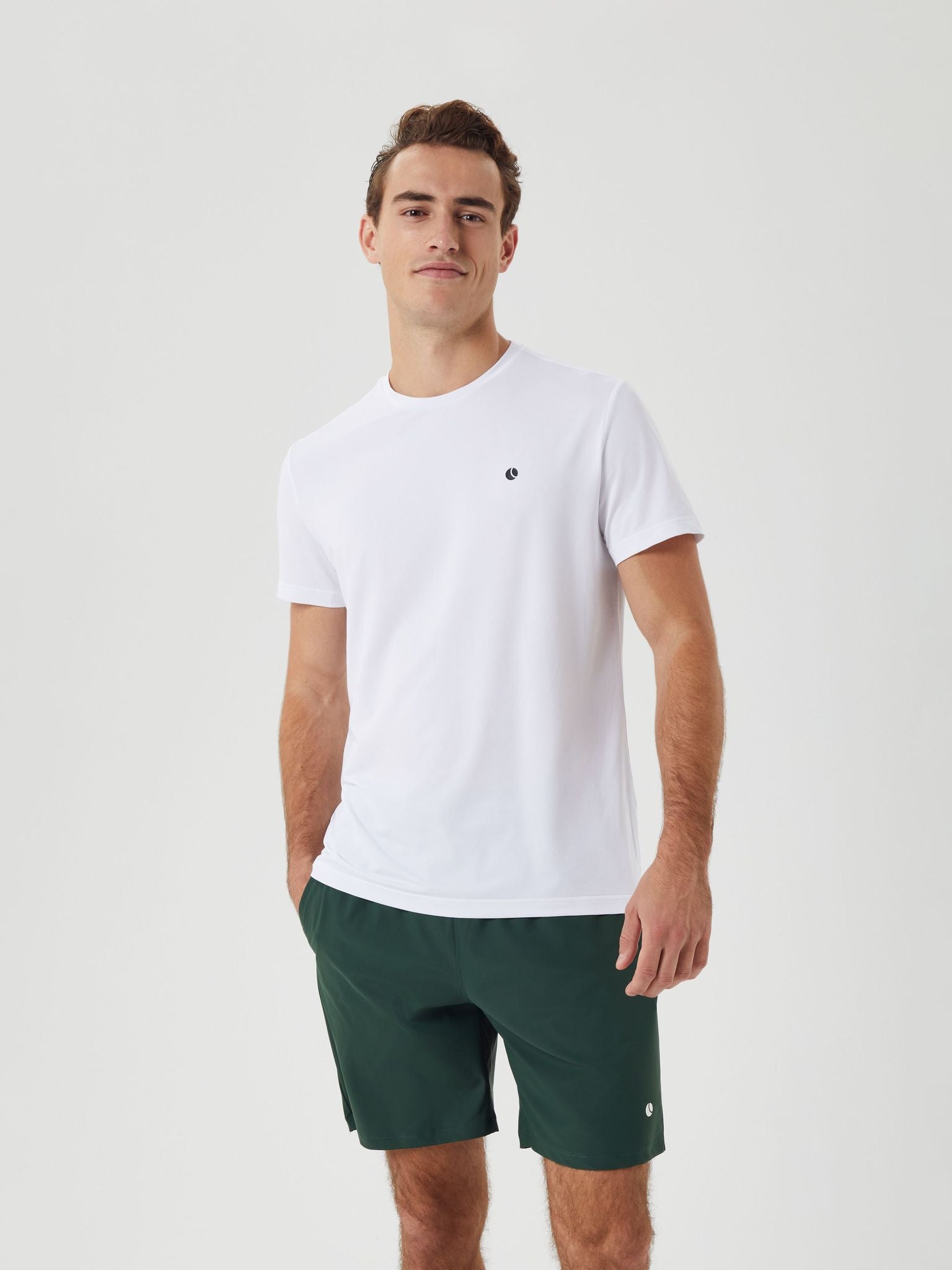 Björn Borg ACE PERFORMANCE T-SHIRT, TENNIS T-SHIRT HERR – VITT