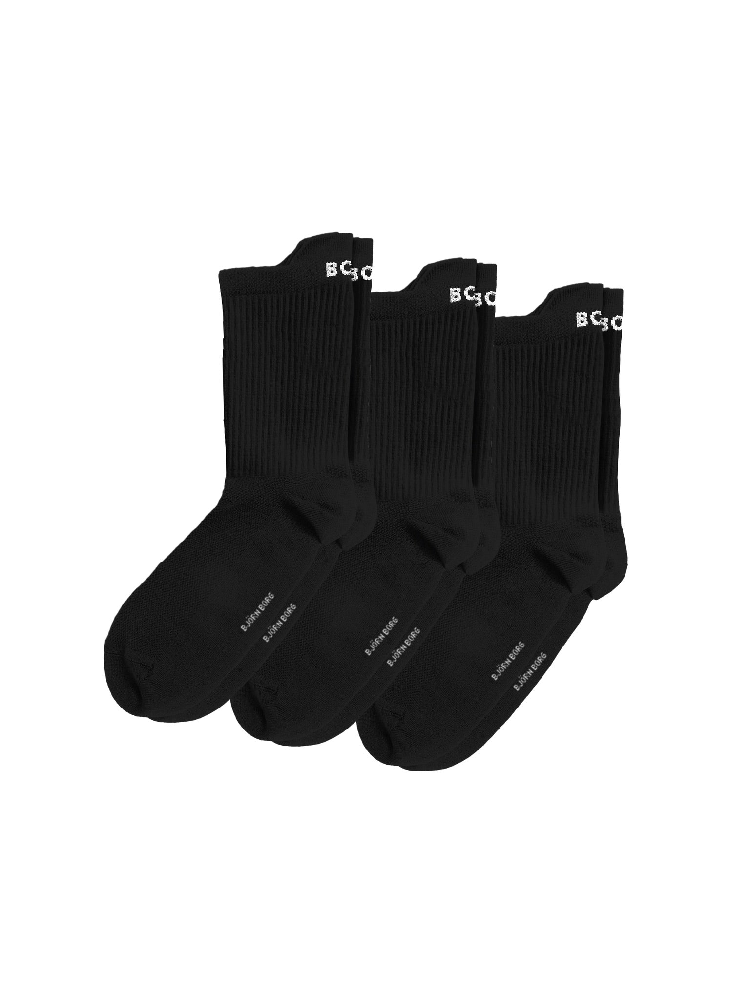 Björn Borg PERFORMANCE ANKLE SOCK 3p, BARNSTRUMPOR – SVART