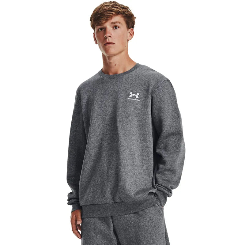 Under Armour Icon Fleece Crew, TENNISTRÖJA HERR