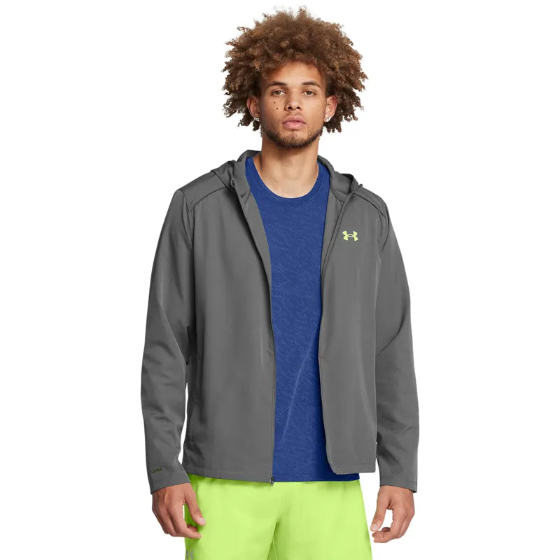 Under Armour STORM RUN HOODED JACKET, TENNISJACKA HERR