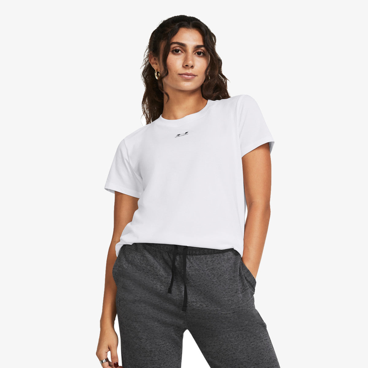 Under Armour Rival Core SS, TENNIS T-SHIRT DAM