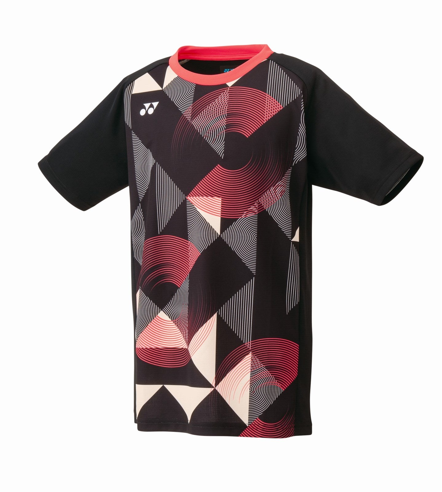 Yonex JUNIOR T-SHIRT, TENNIS T-SHIRT JUNIOR - RÖD/SVART