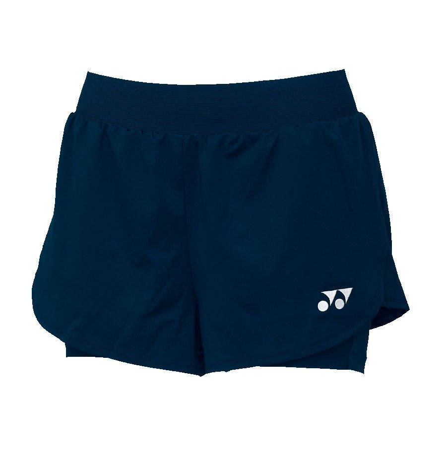 Yonex WOMEN´S SHORTS W/PANTS, TENNISSHORTS DAM - MÖRKBLÅ