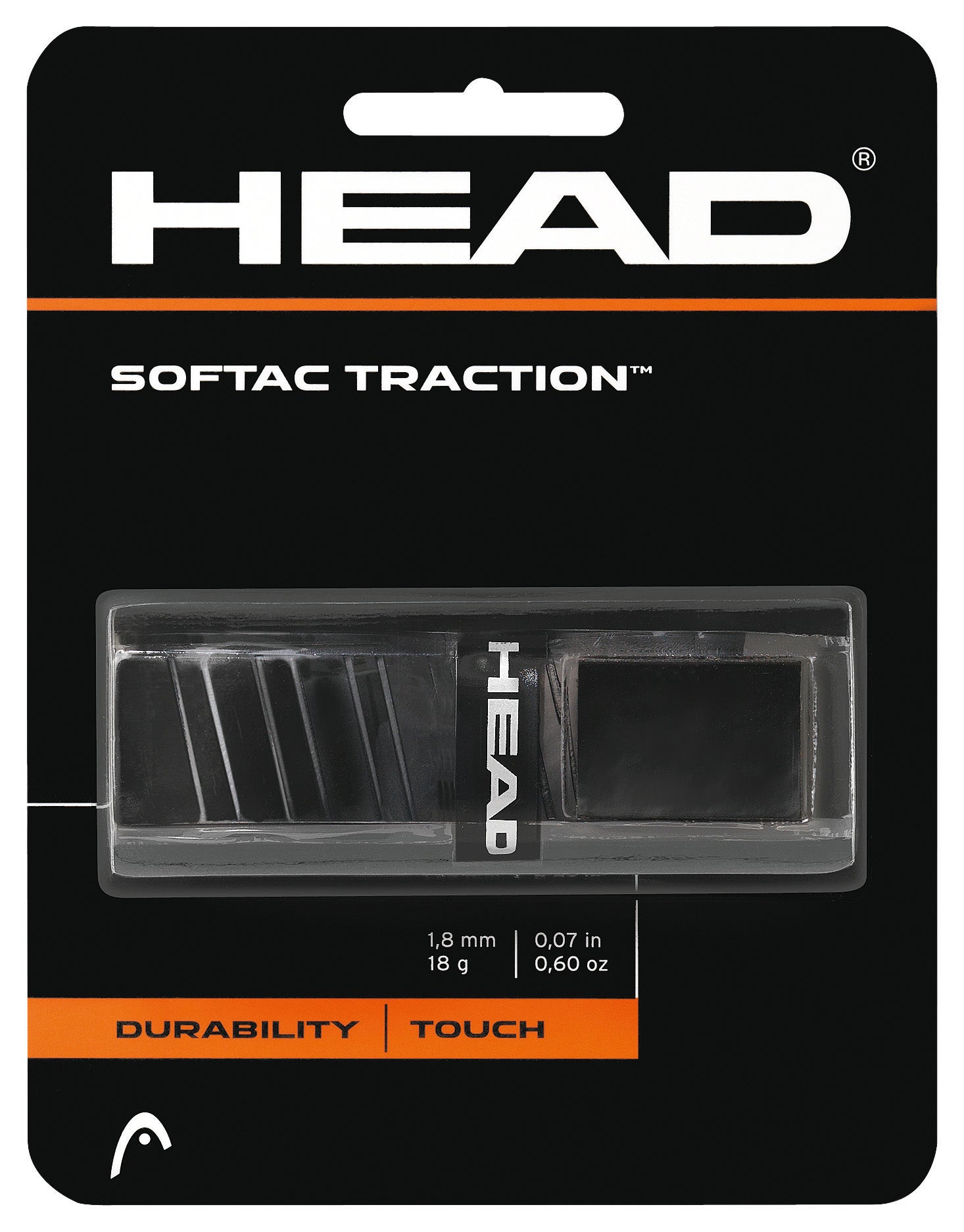 HEAD Softac Traction black, TENNIS GREPPLINDOR