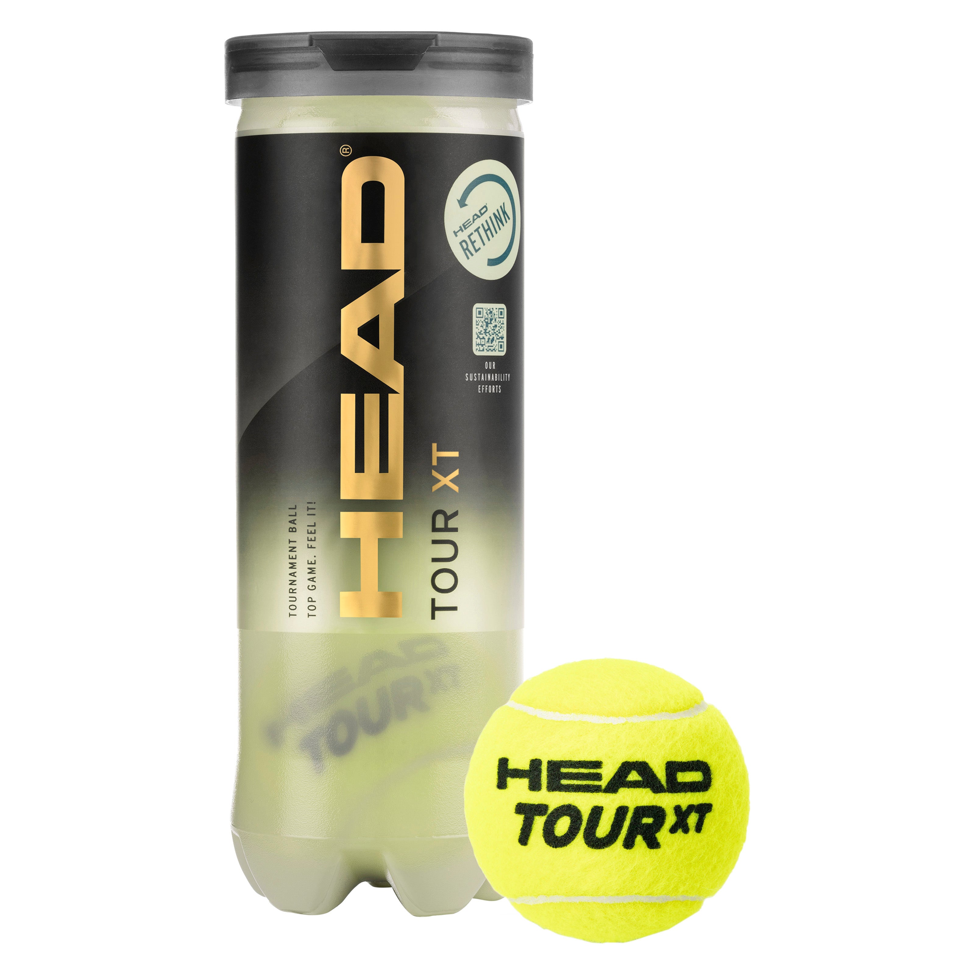 HEAD 3B TOUR XT, TENNISBOLLAR