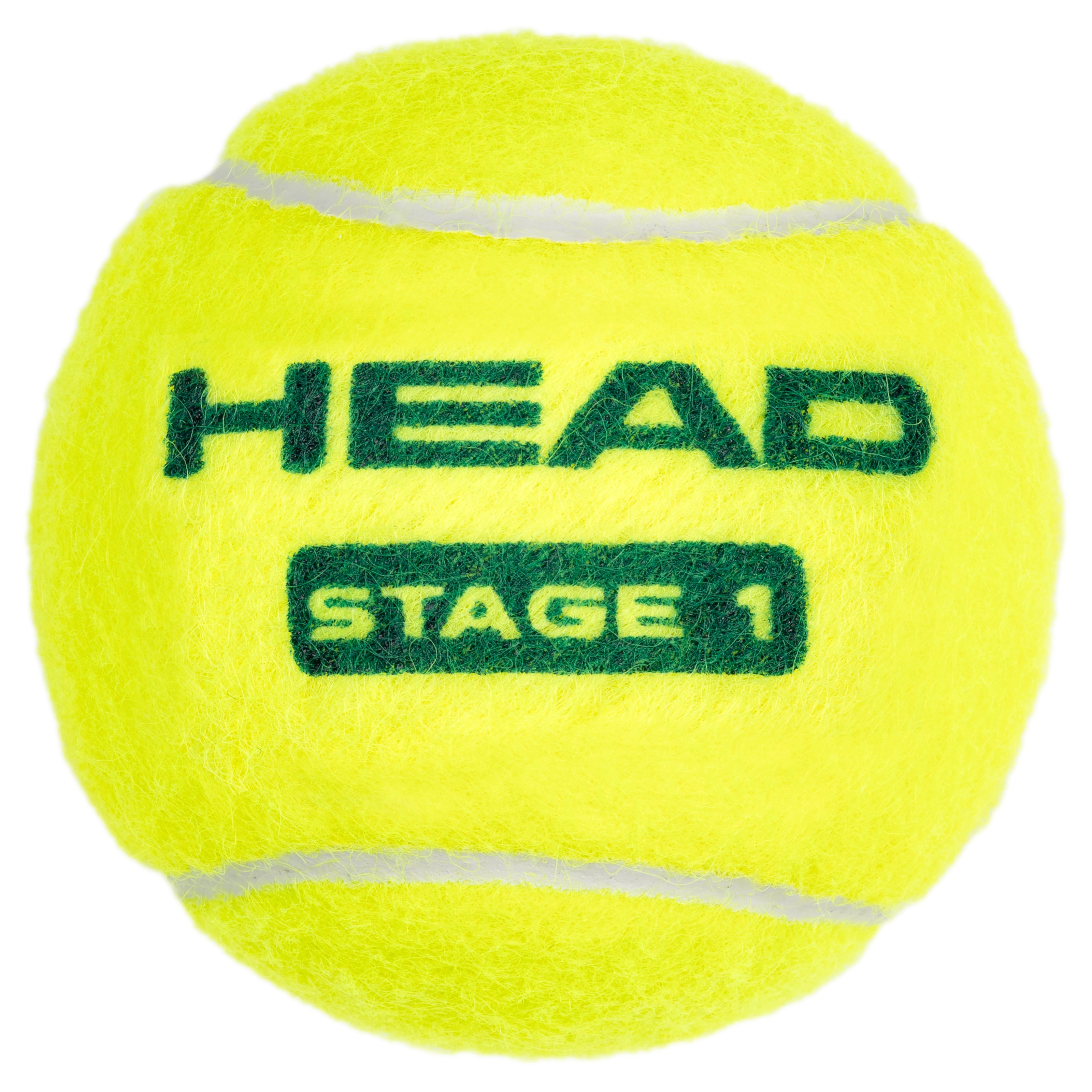 HEAD 3B STAGE 1 - GREEN, TENNISBOLLAR