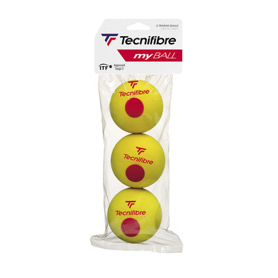 Tecnifibre My Ball(3 Foamball), TENNISBOLLAR