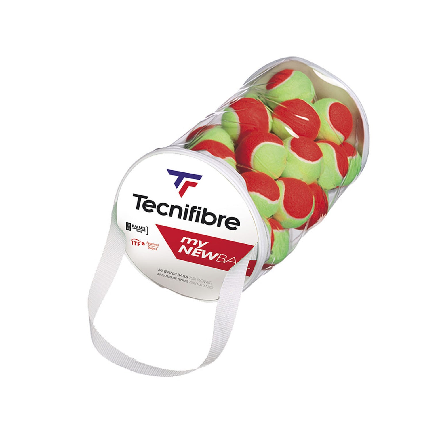 Tecnifibre  My New Ball Red (Bag of 36B), TENNISBOLLAR