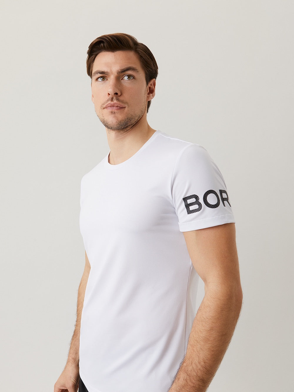 Björn Borg BORG T-SHIRT, TENNIS T-SHIRT HERR – VITT