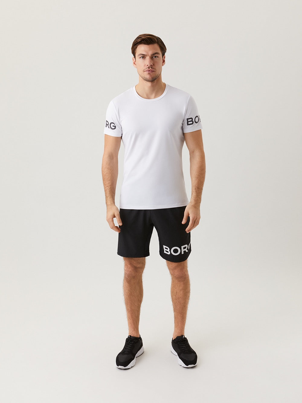 Björn Borg BORG T-SHIRT, TENNIS T-SHIRT HERR – VITT