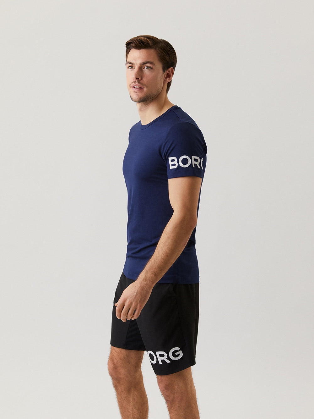 Björn Borg BORG T-SHIRT, TENNIS T-SHIRT HERR – BLÅ