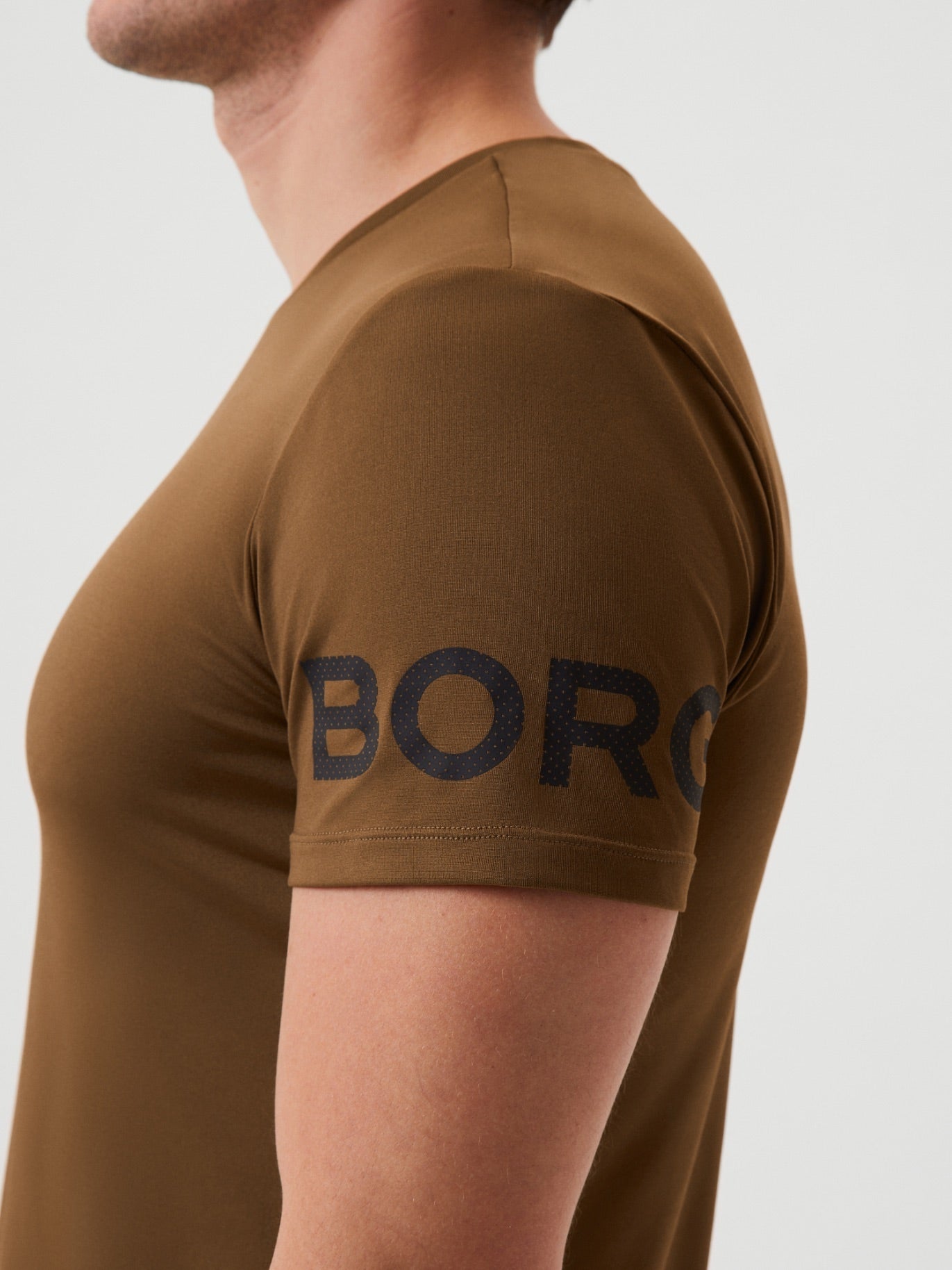 Björn Borg BORG T-SHIRT, TENNIS T-SHIRT HERR – BRUN