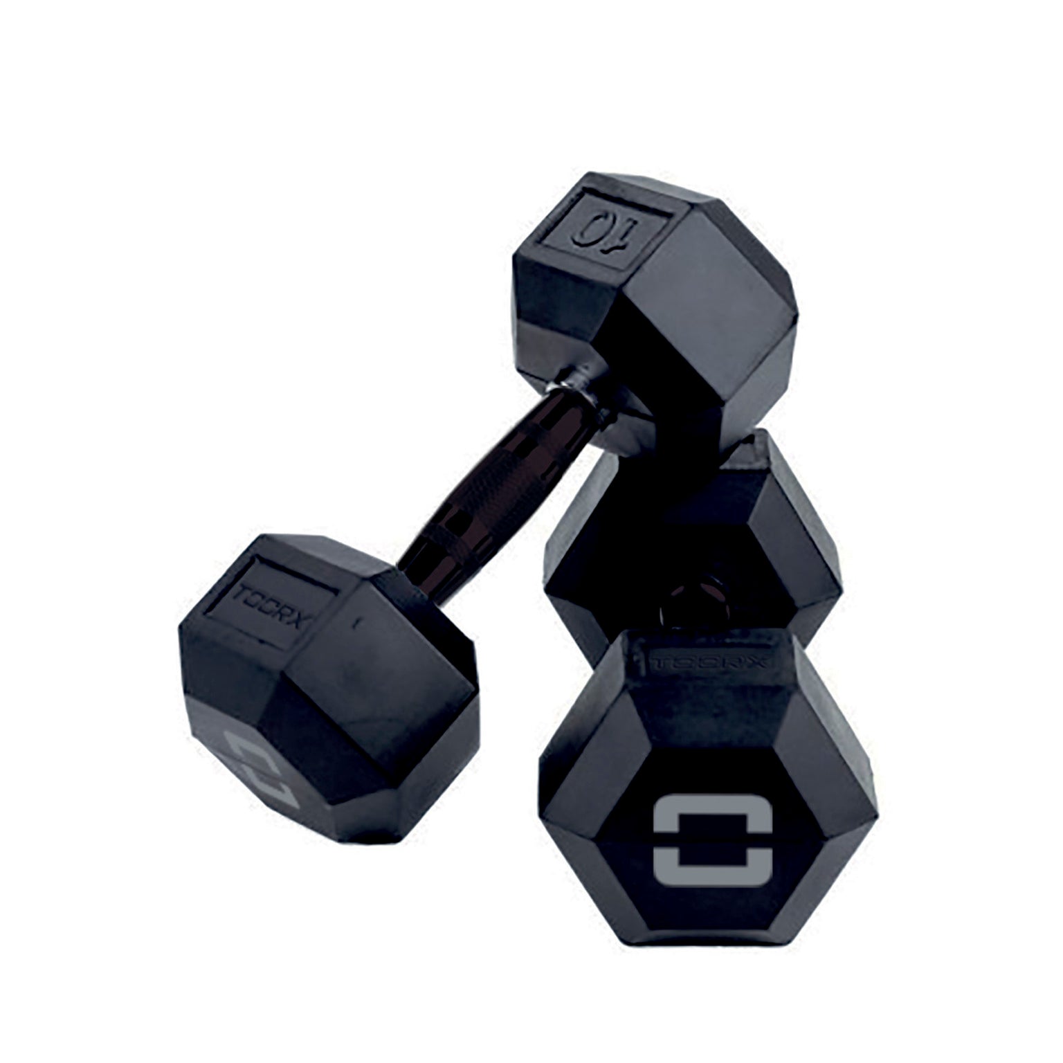 Toorx  Hex. Rubber Dumbbell