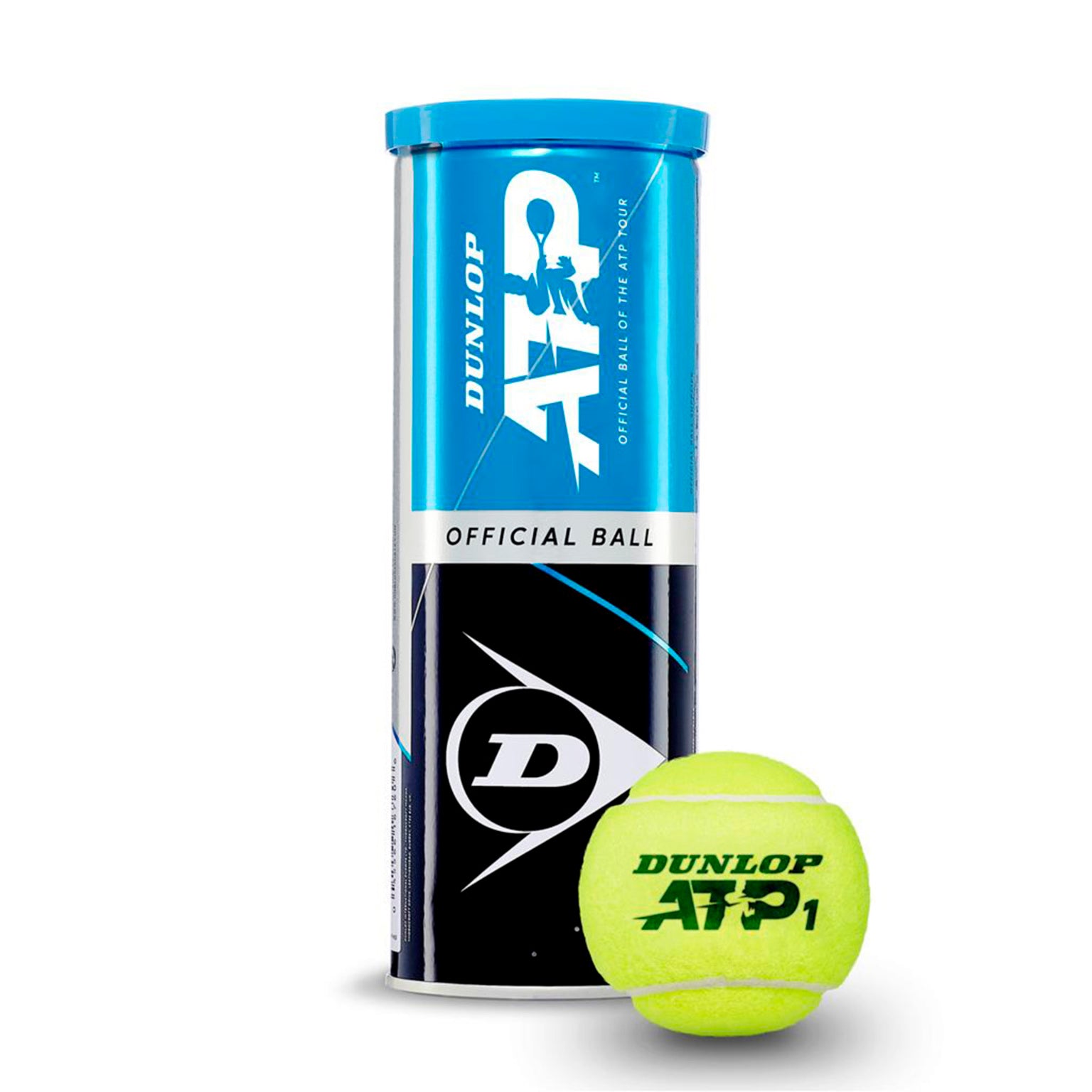 Dunlop ATP - 3 Tin, TENNISBOLLAR