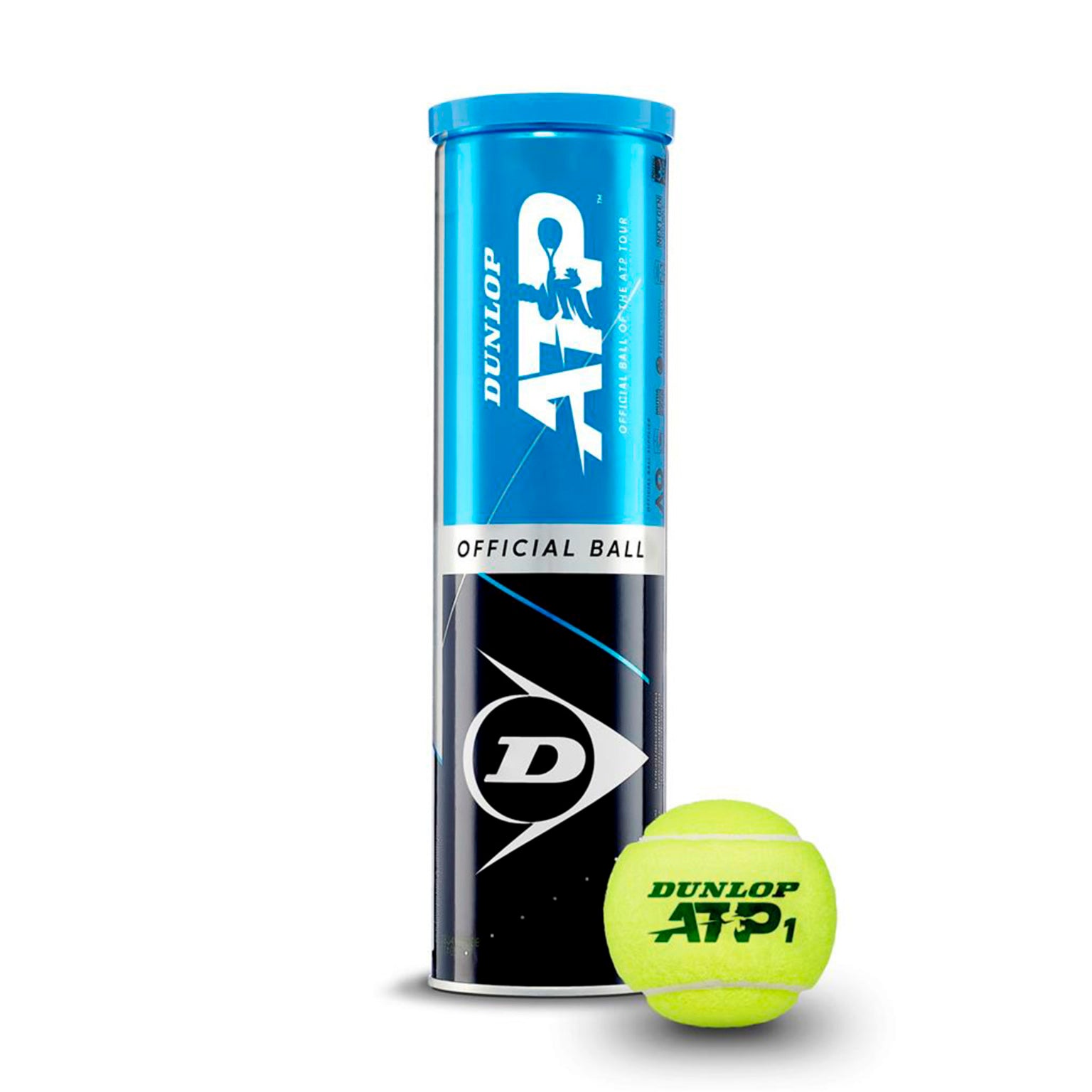 Dunlop ATP - 4 Tin, TENNISBOLLAR