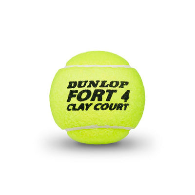 Dunlop Fort Clay Court - 4 Tin, TENNISBOLLAR