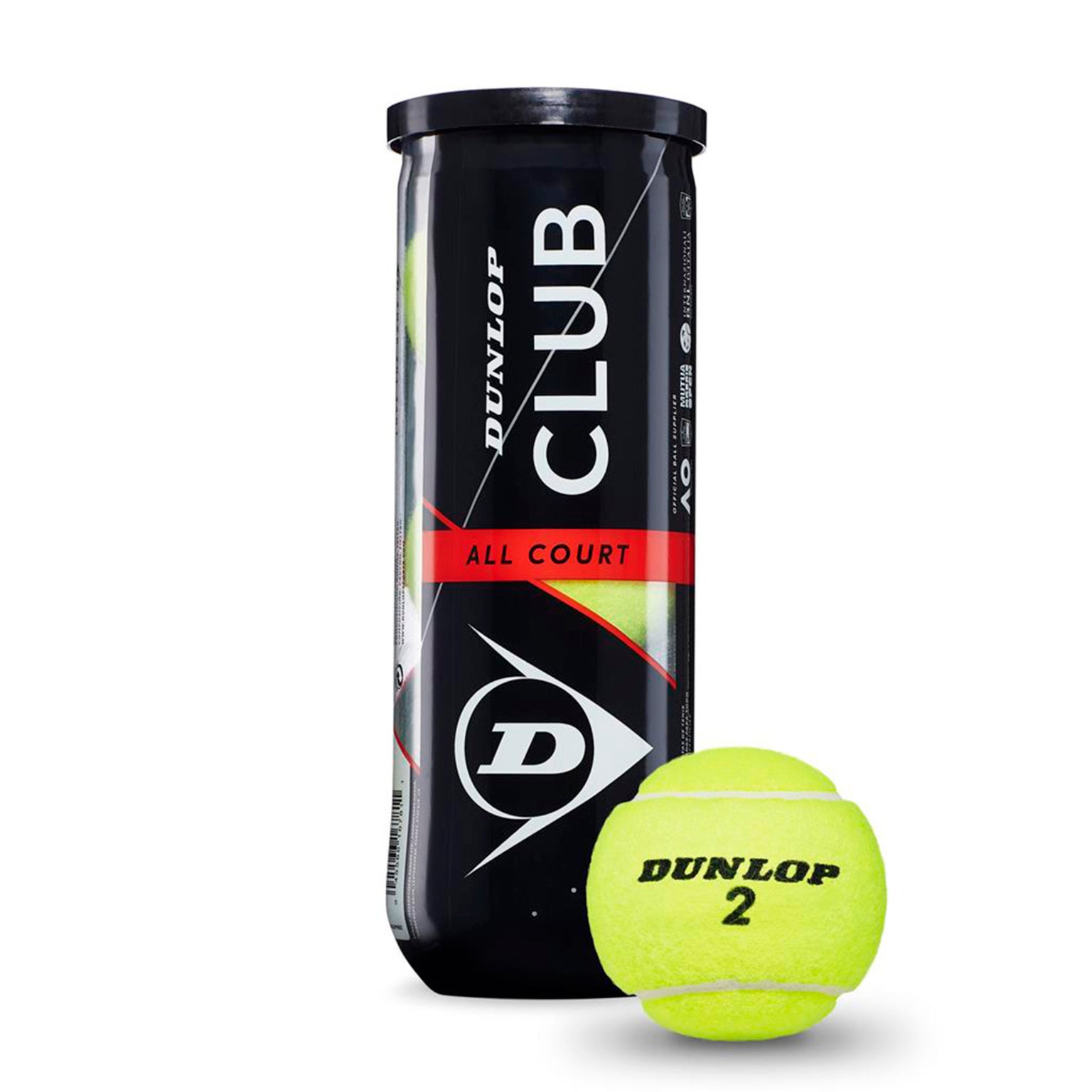 Dunlop Club All Court - 3 Tin, TENNISBOLLAR