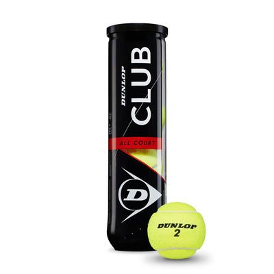 Dunlop Club All Court 4 pet, TENNISBOLLAR