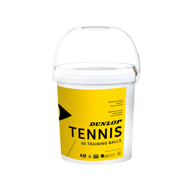 Dunlop Training Bucket - 60 Balls, TENNISBOLLAR