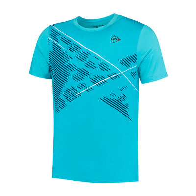 DUNLOP Mens Game Tee 1 - Perf. Line, TENNIS T-SHIRT HERR