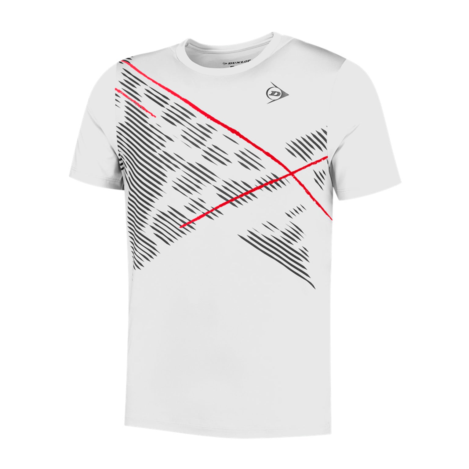 DUNLOP Mens Game Tee 1 - Perf. Line, TENNIS T-SHIRT HERR