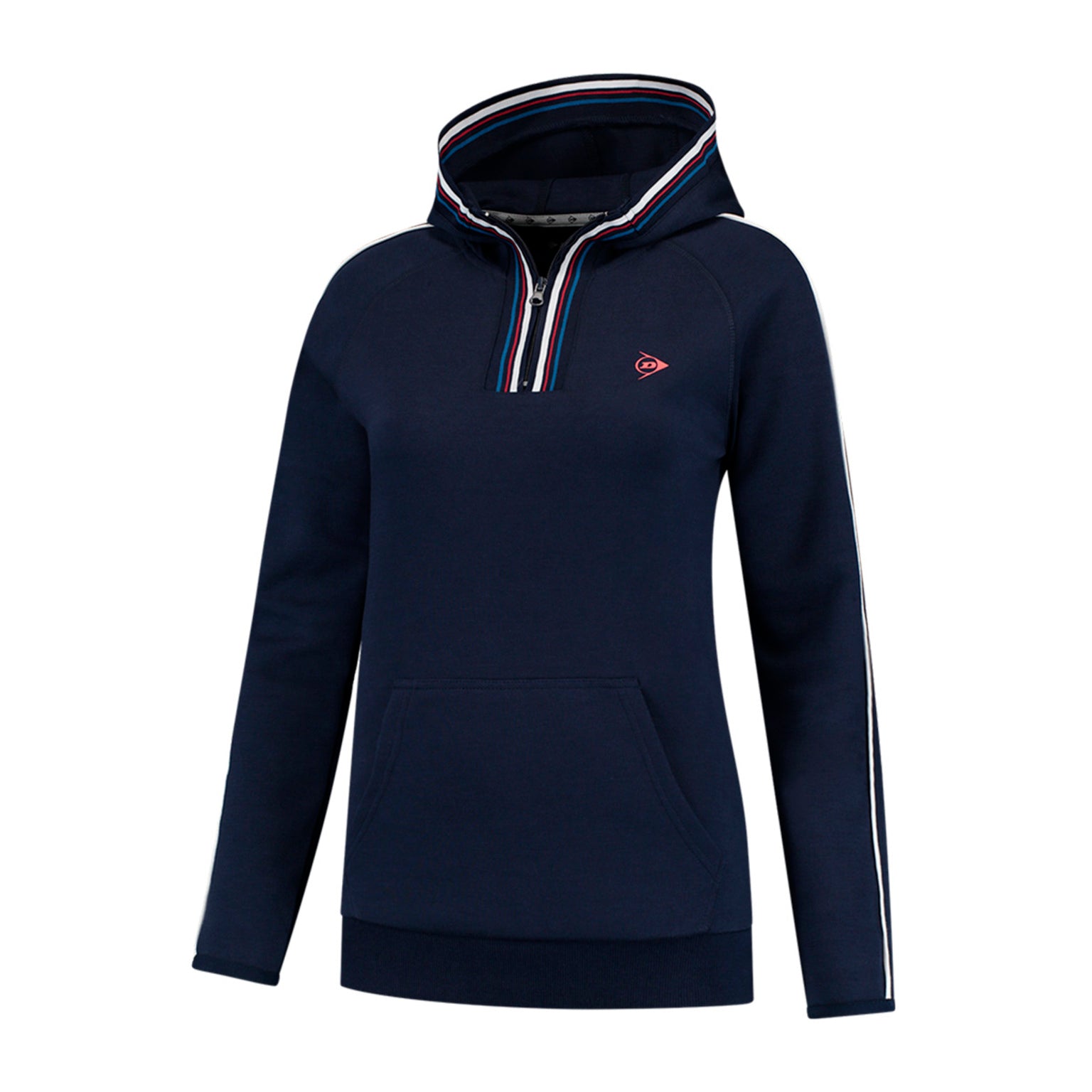 DUNLOP Womens Hooded Sweat - Essentia, TENNISTRÖJA DAM